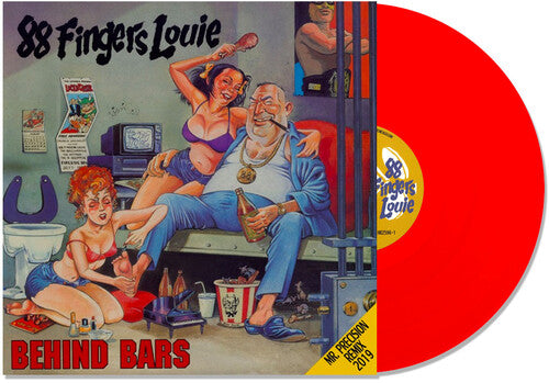 88 Fingers Louie - Behind Bars - Red Color Vinyl LP
