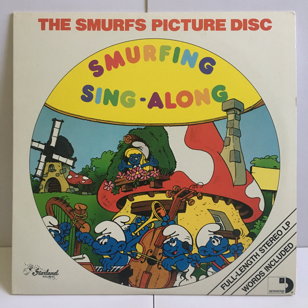 Smurfing Sing Song Record 
