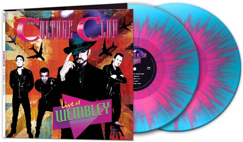 Culture Club- LIVE AT WEMBLEY - WORLD TOUR 2016 - PINK/ BLUE SPLATTER Vinyl LP