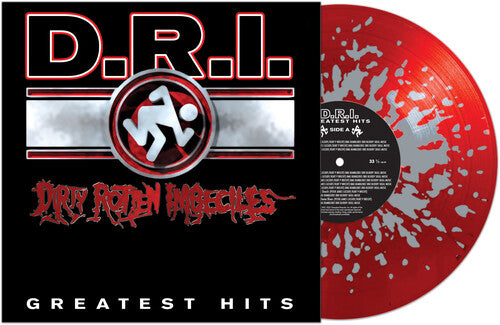 DRI - Greatest Hits - Red/ Silver Splatter Color Vinyl LP