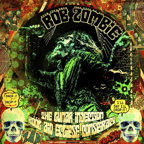 Rob Zombie - The Lunar Injection Kool Aid Eclipse Conspiracy - Blue in Bottle Green Color Vinyl LP