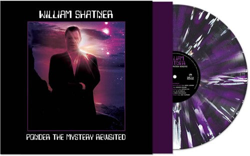 William Shatner - Ponder the Mystery Revisited - BLACK/ PURPLE/ WHITE SPLATTER Color Vinyl LP