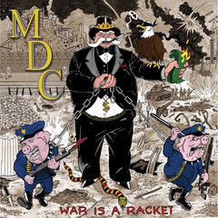MDC - War Is A Racket - Pink Color Vinyl LP