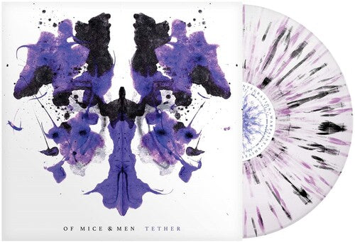 Of Mice & Men – Tether - White Purple Black Splatter Color Vinyl LP