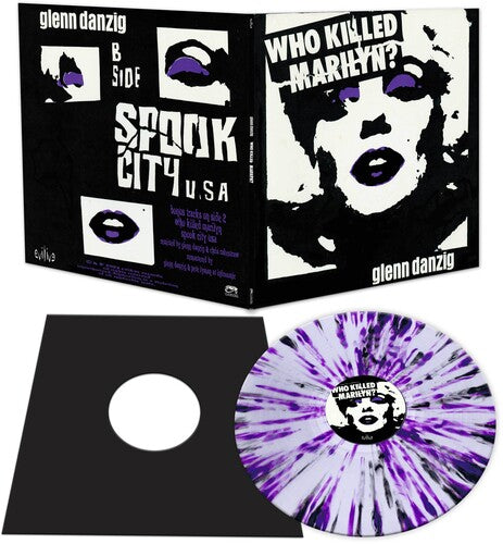 Glenn Danzig - Who Killed Marilyn? - WHITE/ PURPLE/ BLACK SPLATTER Color Vinyl LP