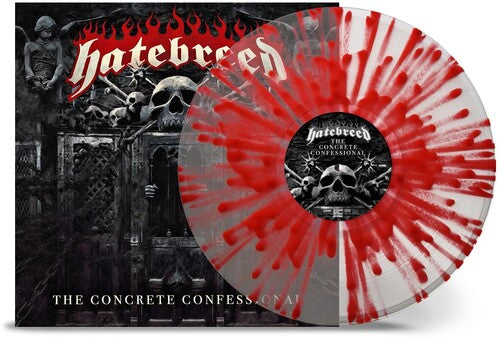 Hatebreed - The Concrete Confessional Clear Red Splatter Color Vinyl LP