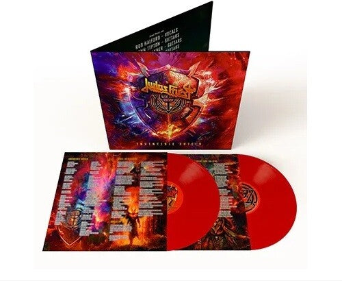 Judas Priest - Invincible Shield Red Color Vinyl LP