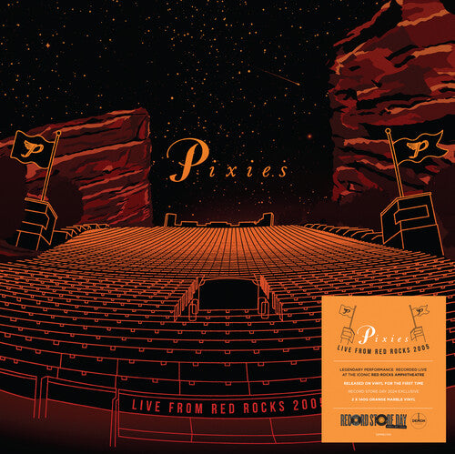 Pixies -  Live From Red Rocks 2005 - Limited 140-Gram 'Red Rock' Colored Vinyl LP RSD