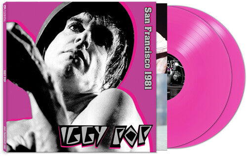 Iggy Pop - San Francisco 1981 Pink Color Vinyl LP