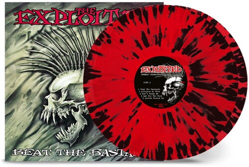 The Exploited - Beat the Bastards - Trans Red & Black Splatter Color Vinyl LP