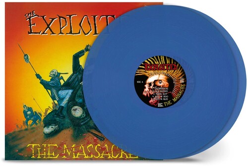 The Exploited - The Massacre Trans Blue Color Vinyl LP