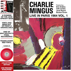 Charlie Mingus - Live in Paris, 1964 Vol. 1 - Translucent Red Color Vinyl LP