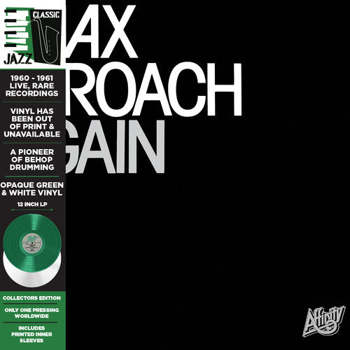 Max Roach - Again - Opaque Green & White Color Vinyl LP