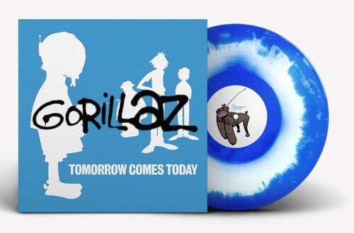 Gorillaz -"Tomorrow Comes Today" EP (white and blue colour-in-colour) [Explicit Content]