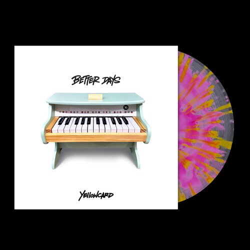 Yellowcard -Better Days (IEX) Pink & Yellow Splatter Color Vinyl LP