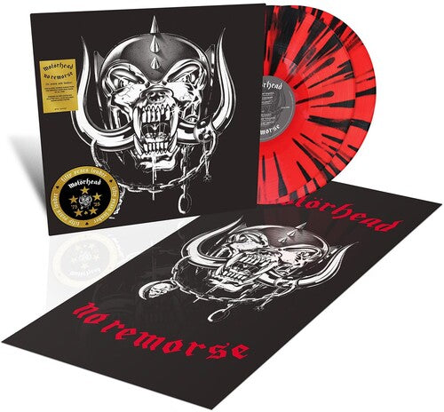 Motorhead - No Remorse Red/ Black Splatter Color Vinyl LP