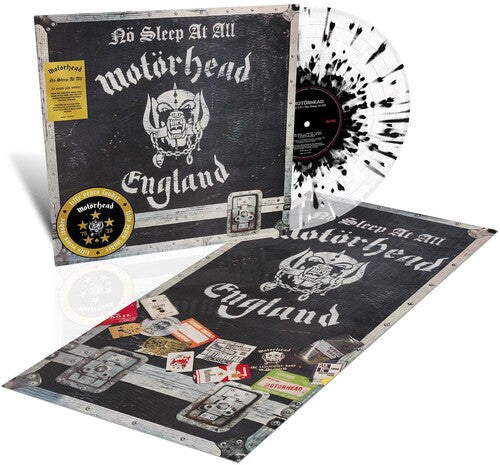 Motorhead - No Sleep At All Clear/ Black-White Splatter Color Vinyl LP