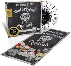 Motorhead - No Sleep At All Clear/ Black-White Splatter Color Vinyl LP