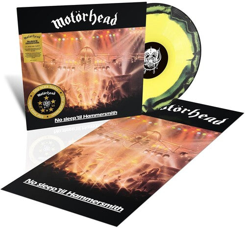 Motorhead - No Sleep 'til Hammersmith Yellow/ Black Half-Speed Color Vinyl LP