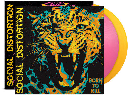 Social Distortion - Born To Kill (IEX) Pink & Yellow Color Vinyl LP