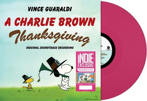 A Charlie Brown Thanksgiving (Original Soundtrack) Pink Color Vinyl LP