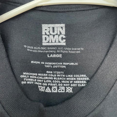 RUN DMC Officially Licensed T-Shirt Size L Like New!