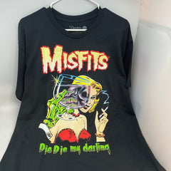 Misfits Die Die Die My Darling Officially Licensed T-Shirt Size L Like New!