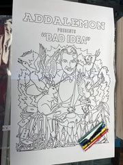 Addalemon - Bad Idea Purple Color Vinyl w/ Coloring Page RSD