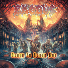 Exodus Blood in Blood Out (10th Anniversary) Clear Gold Black Splatter Vinyl 2024 Sealed