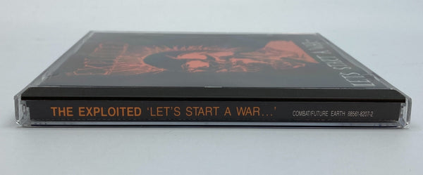 The Exploited Let's Start A War... Said Maggie One Day Combat Label CD
