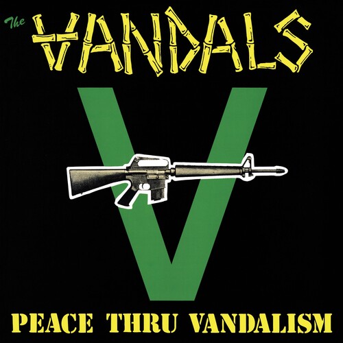 The Vandals – Peace Thru Vandalism - Green/ Black Splatter Color Vinyl LP