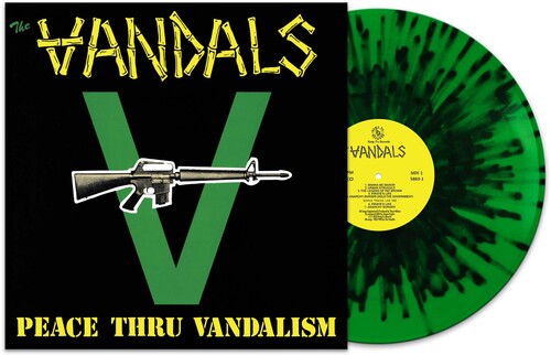 The Vandals – Peace Thru Vandalism - Green/ Black Splatter Color Vinyl LP