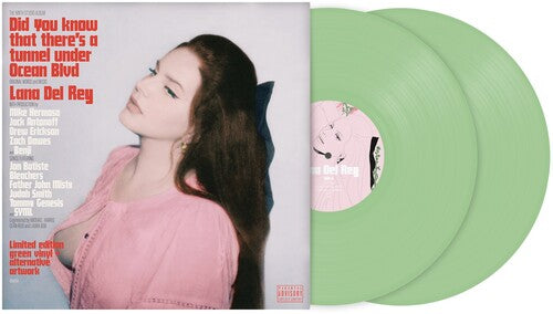 Lana Del Rey – Did You Know That There's A Tunnel Under Ocean Blvd Light Green Color Vinyl LP