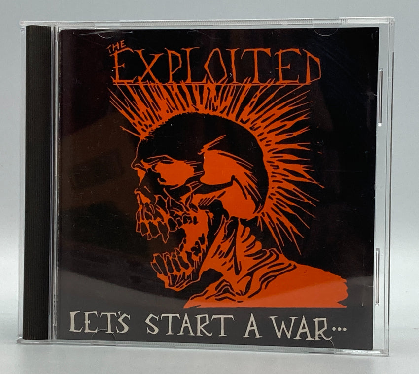 The Exploited Let's Start A War... Said Maggie One Day Combat Label CD
