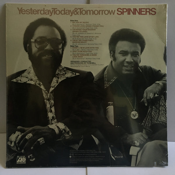 Spinners Yesterday Today & Tomorrow SEALED Vinyl LP