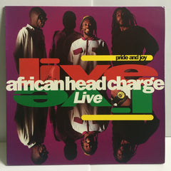 African Head Charge ‎Pride And Joy Live Near Mint Vinyl LP 1991 Dub Electronic On-U LP 58