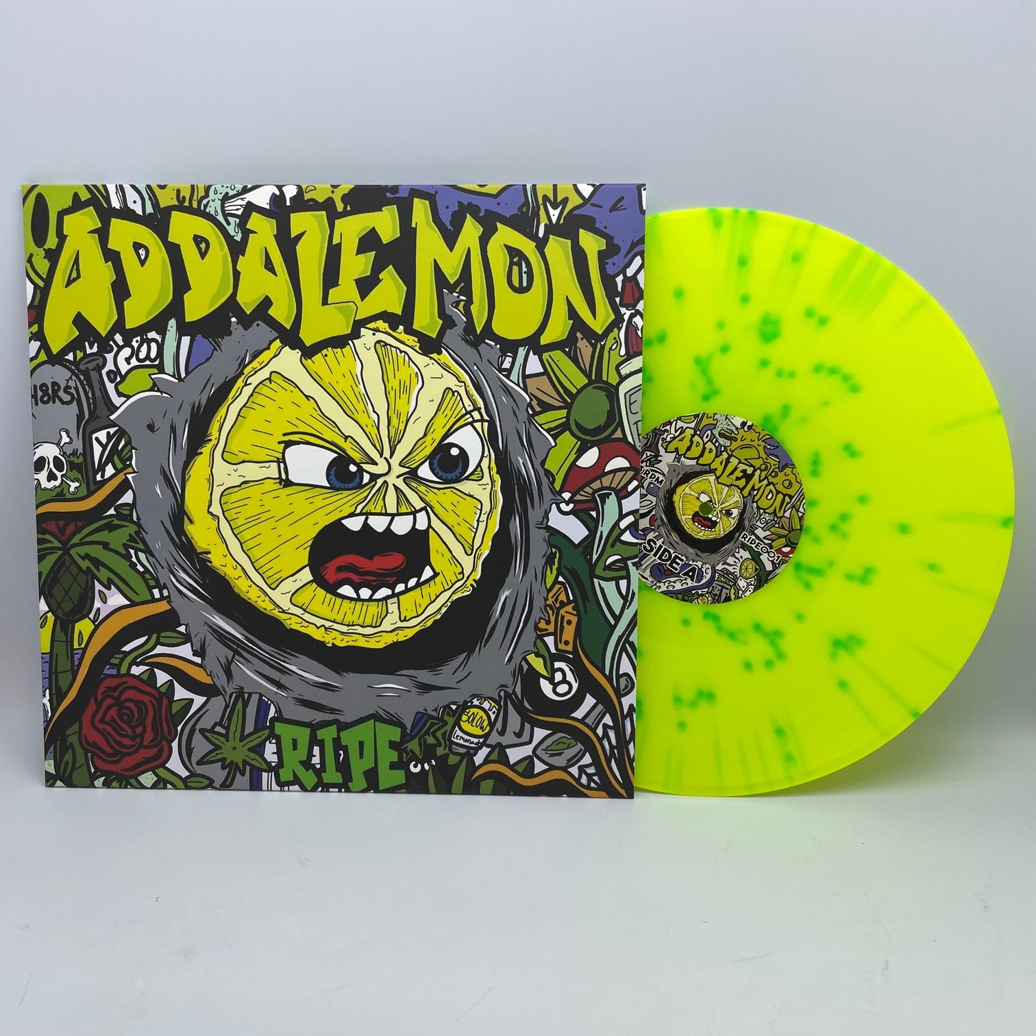 Addalemon Ripe 2021 Yellow With Green Splatter Colored Vinyl