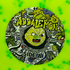 Addalemon Ripe 2021 Yellow With Green Splatter Colored Vinyl LP Record New Pop Punk