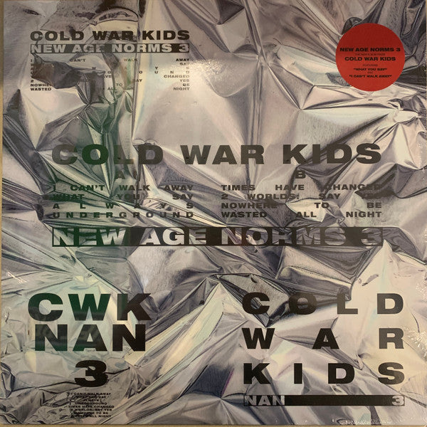 Cold War Kids ‎– New Age Norms 3 Vinyl LP