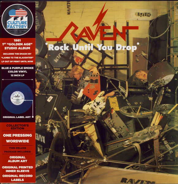 Raven – Rock Until You Drop Color Vinyl LP