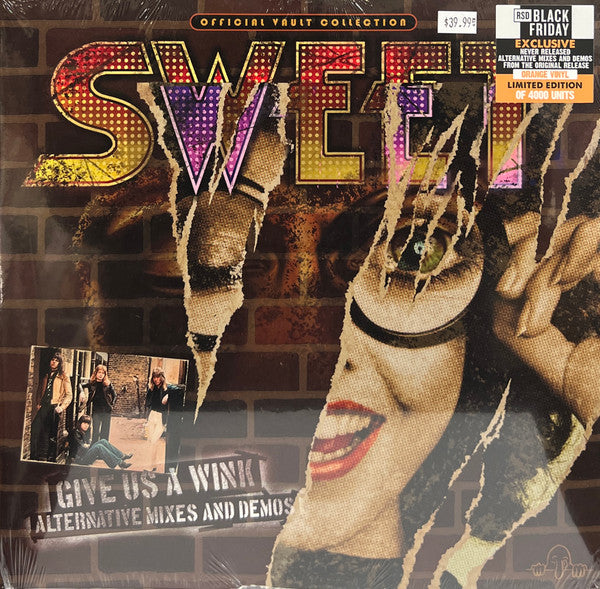 Sweet Give Us A Wink (alt. Mixes & Demos) Orange Vinyl